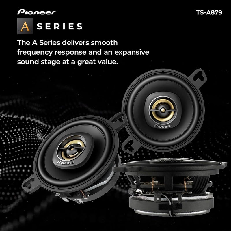 Pioneer مكبرات الصوت PIONEER TS-A879 A Series 3-1/2” 2-Way Coaxial (زوج) - 450 واط أقصى طاقة - Image 2
